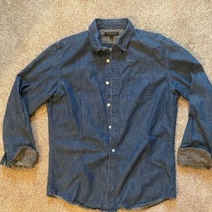 Banana republic Jean-like button up